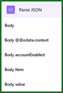 Power Automate Dynamic Content Error